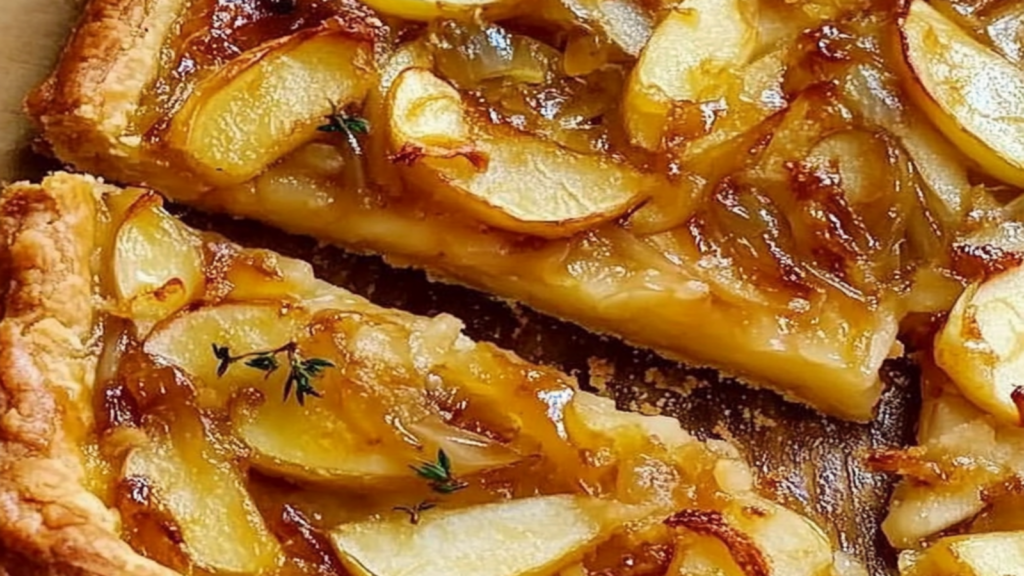 Caramelized Onion and Apple Tart Recipe