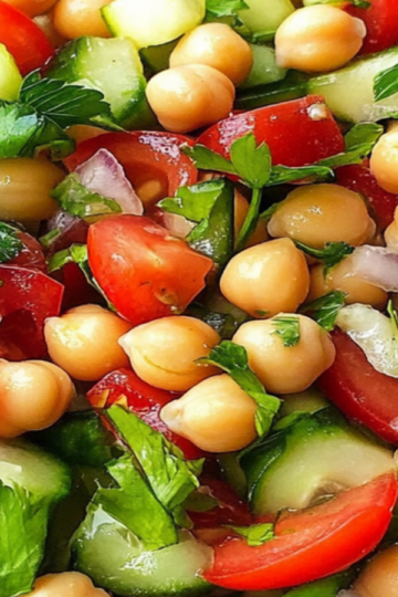 Refreshing Chickpea and Cucumber Summer Salad Recipe