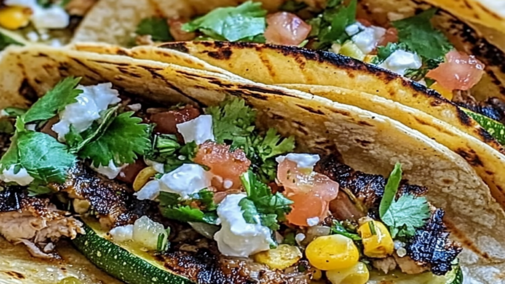 Zesty Chili-Lime Grilled Zucchini Tacos Recipe Delight