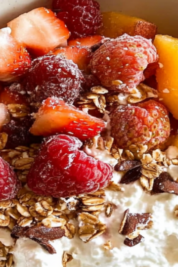 Energizing Cottage Cheese Bowl with Fruit – Food is Fuel