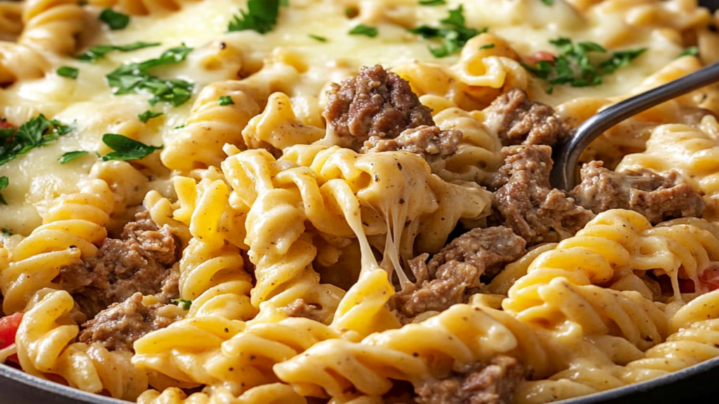 Creamy Ranch Pasta Salad with Beef: A Flavorful Delight