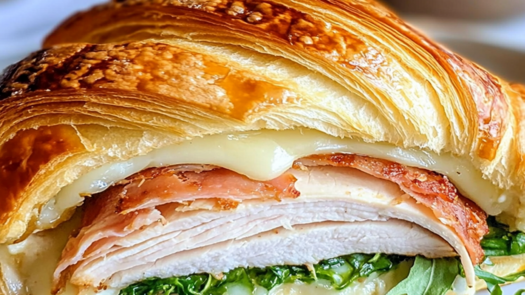 Croissant Sandwich Brunch with Turkey & Brie