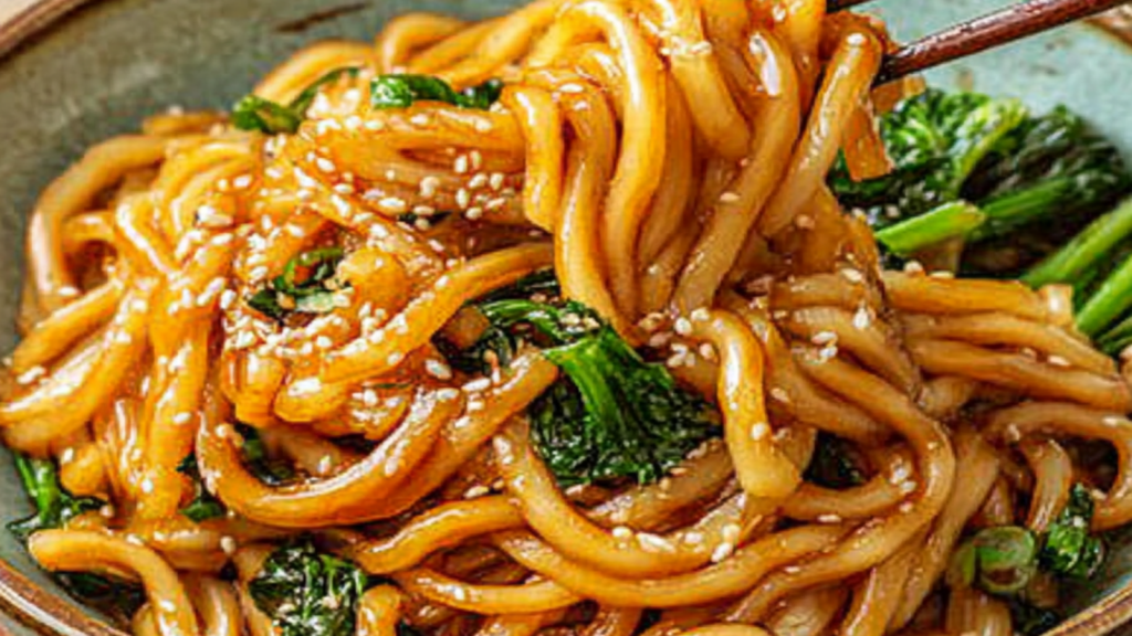 Garlic Butter Udon Noodles Recipe to Savor
