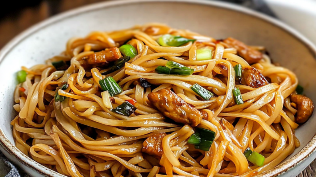 Ginger Scallion Noodles for Asian Cooking