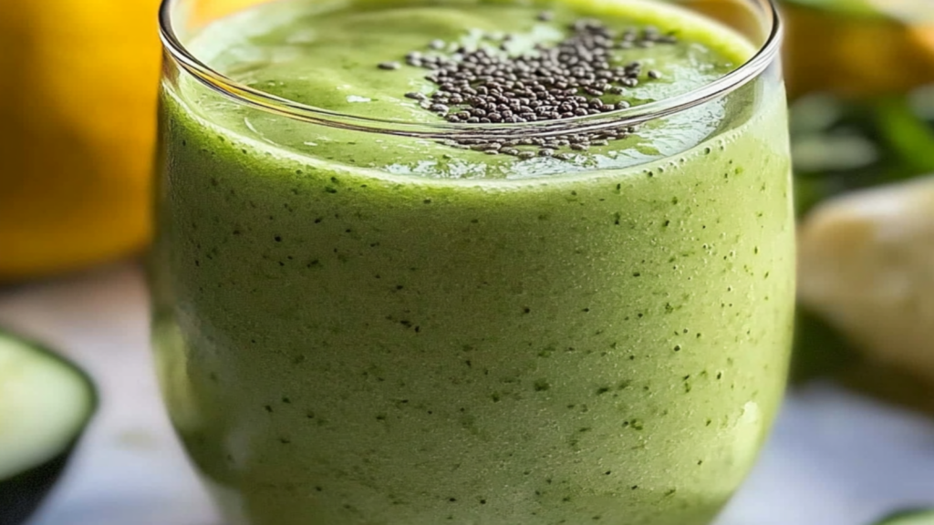 Energizing Green Detox Smoothie: Food is Fuel for You