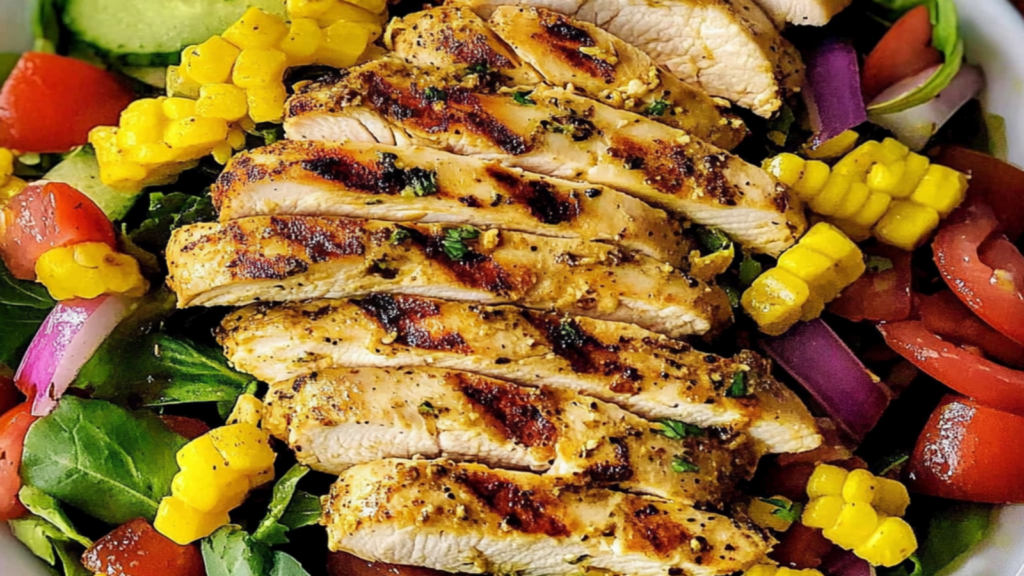 Grilled Chicken Power Salad – Food is Fuel