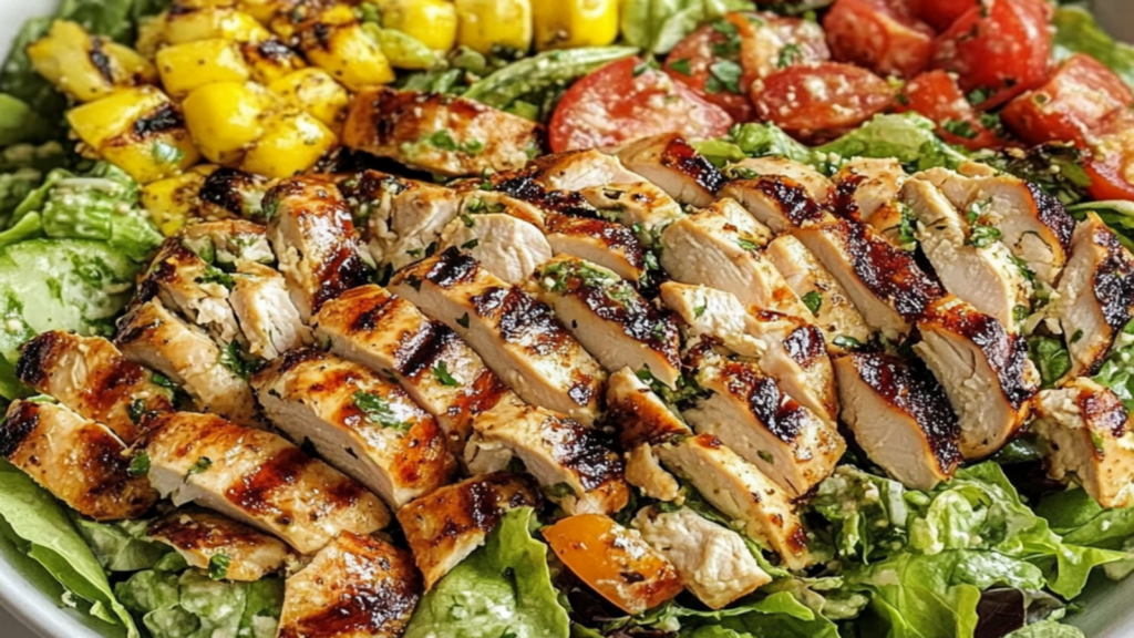Energize with Grilled Chicken Power Salad – Food is Fuel