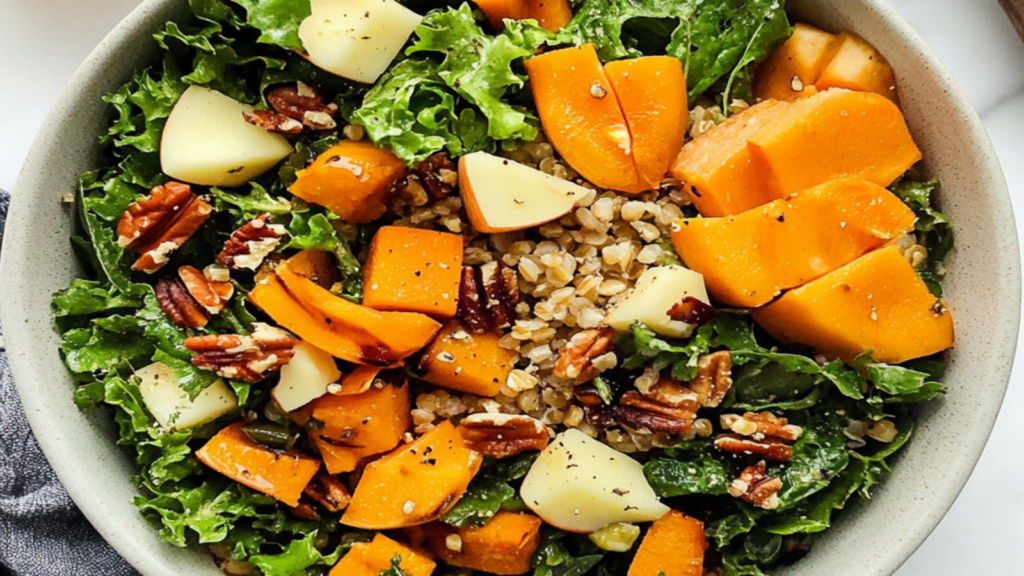 Harvest Grain Bowl with Maple Vinaigrette Recipe