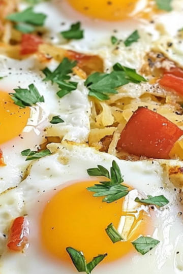 Hash Brown Skillet Brunch with Eggs Recipe