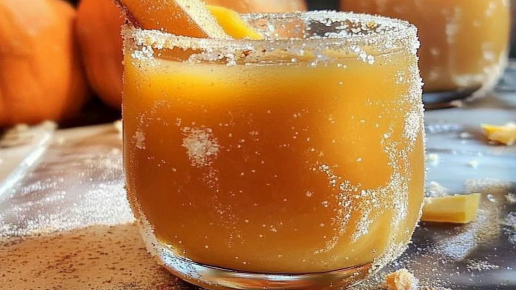 Spooktacular Haunted Pumpkin Patch Margarita (No Alcohol)