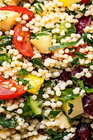 Refreshing Lemon Herb Couscous Summer Salad Recipe