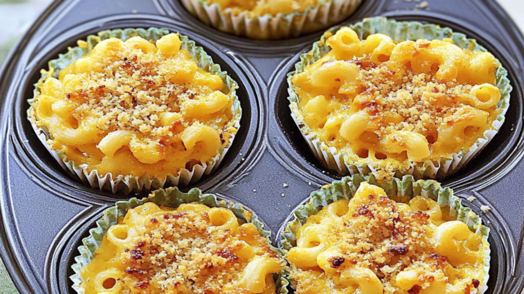 Mac and Cheese Muffins for Lunch Boxes Recipe