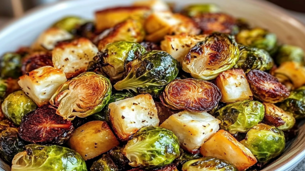 Maple Roasted Brussels Sprouts Recipe