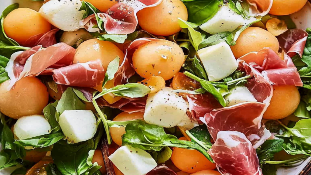 Refreshing Melon Prosciutto Summer Salad Recipe Delight