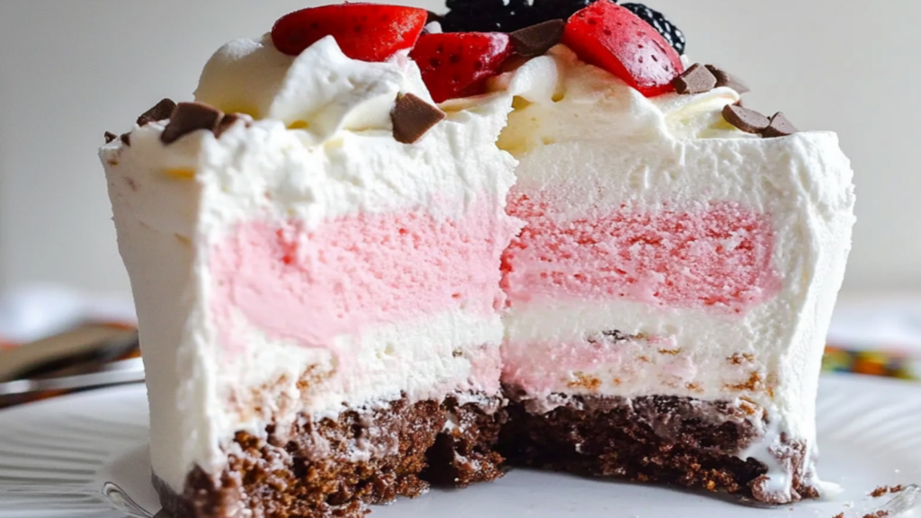 Neapolitan Ice Cream Cake Recipe to Enjoy