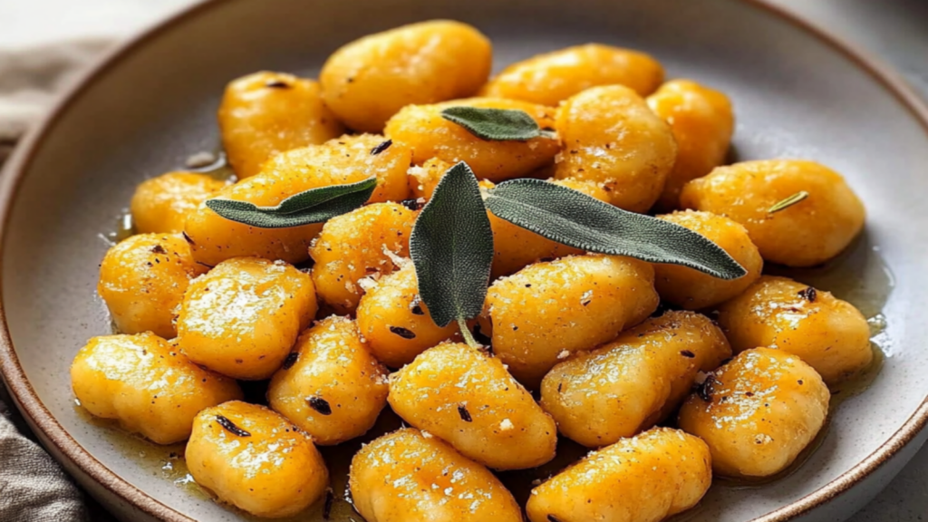 Cozy Pumpkin Gnocchi with Sage Butter Recipe Delight