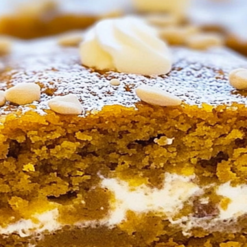 Pumpkin Spice Cake Roll with Cream Cheese Filling