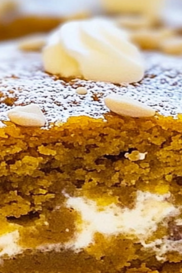 Pumpkin Spice Cake Roll with Cream Cheese Filling