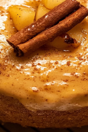 Pumpkin Spice Cake with Spiced Apple Filling