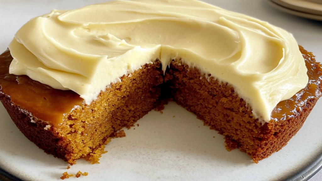 Indulge in Pumpkin Spice Sheet Cake with Maple Frosting