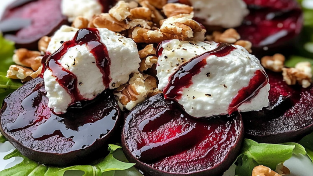 Vibrant Roasted Beet and Goat Cheese Salad Recipe