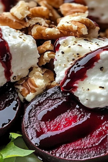 Vibrant Roasted Beet and Goat Cheese Salad Recipe