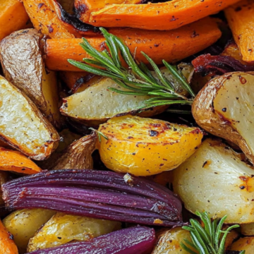 Warm & Cozy Roasted Root Vegetable Bowl Fall Meal