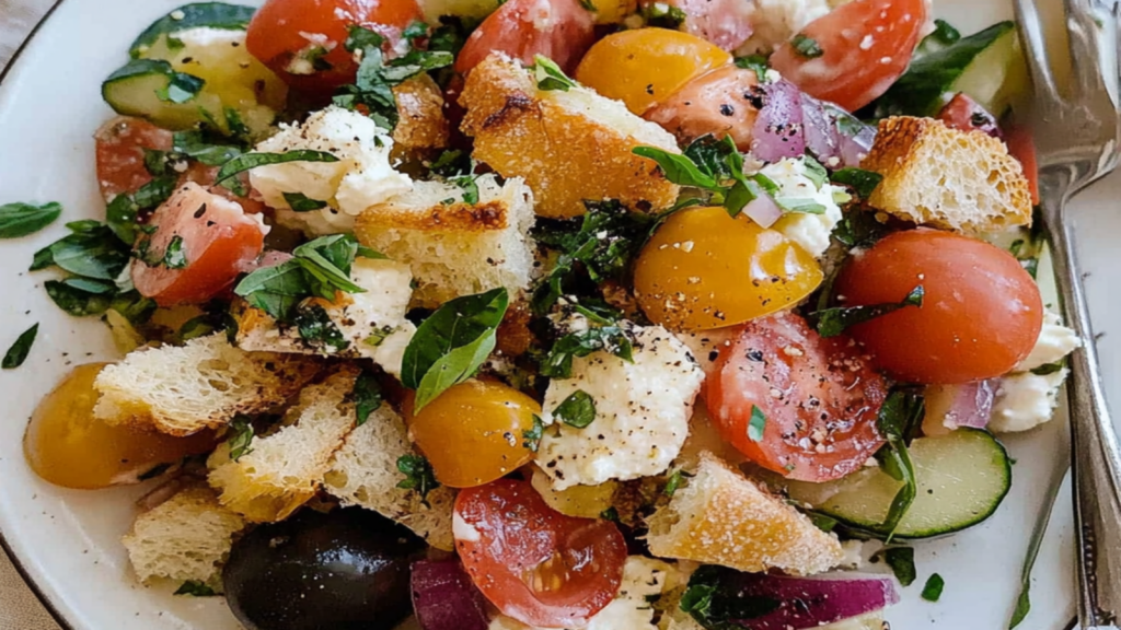 Rustic Panzanella Summer Salad Recipe Delight