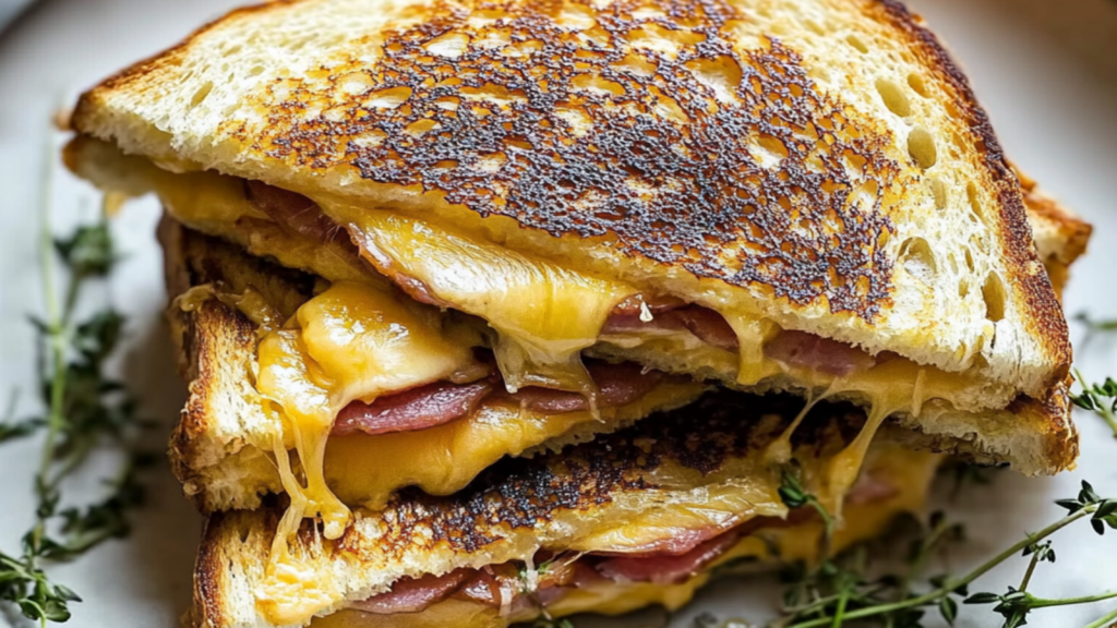 Sourdough Grilled Cheese Brunch Delight
