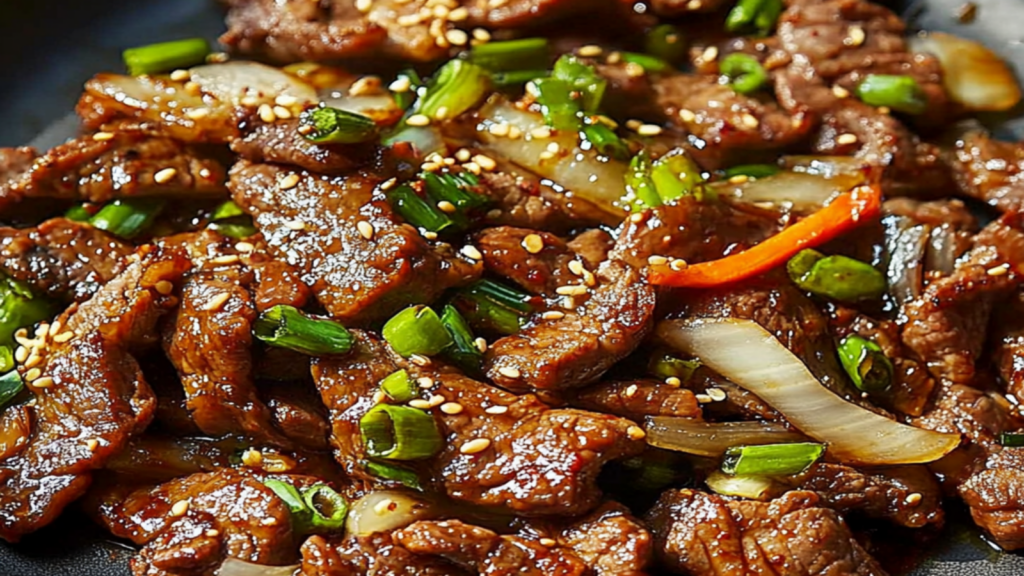 Spicy Korean Beef Bulgogi Recipe for Asian Cooking