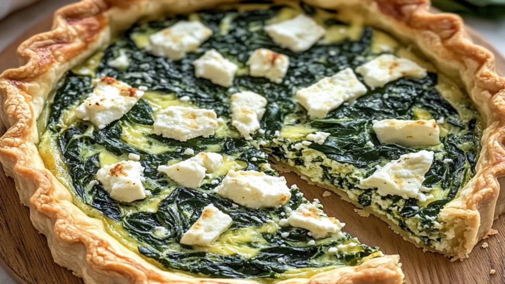Spinach and Feta Quiche Brunch Recipe