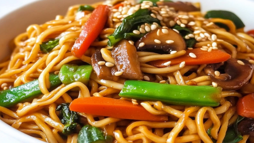 Stir-Fried Noodles with Veggies Recipe