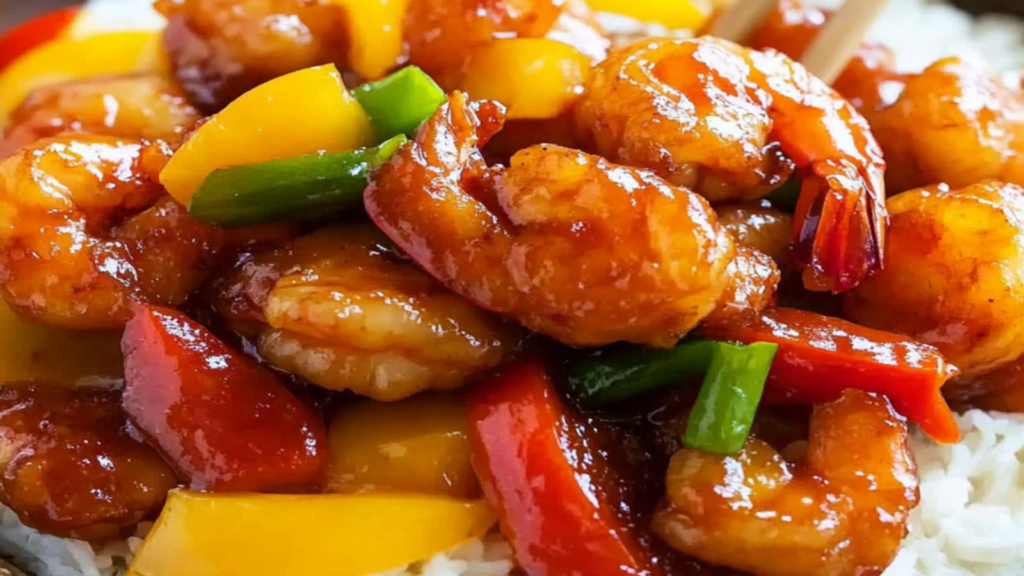 Sweet and Sour Shrimp Asian Cooking Recipe