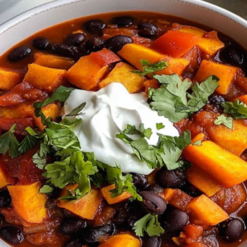 Cozy Sweet Potato and Black Bean Chili for Fall Evenings