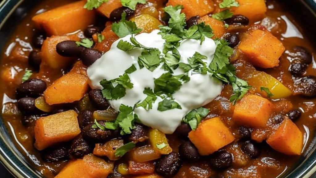 Hearty Sweet Potato Black Bean Chili Recipe for Cozy Nights