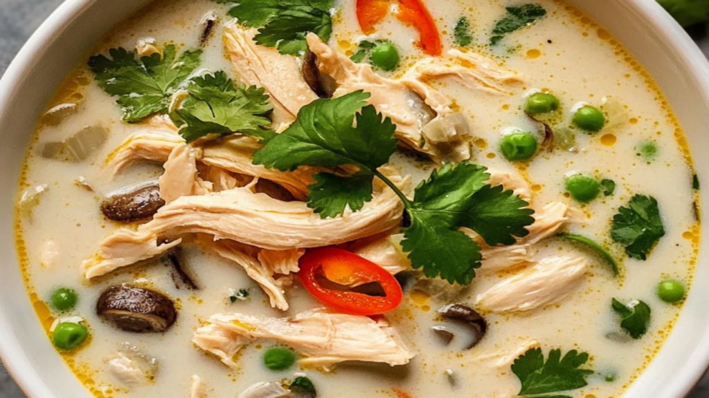 Thai Coconut Chicken Soup Recipe for Comfort