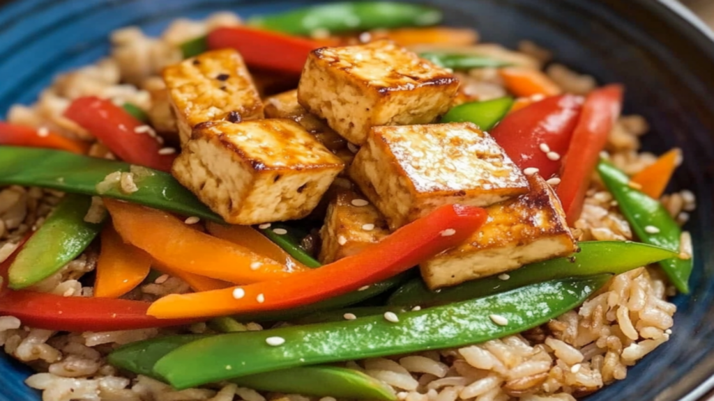 Tofu Stir-Fry with Brown Rice – Food is Fuel