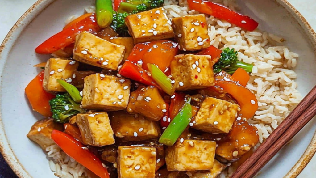Tofu Stir-Fry with Brown Rice: Food is Fuel