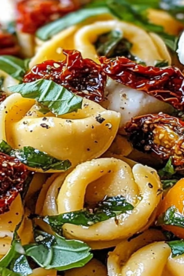 Tortellini Pasta Salad with Sun-Dried Tomatoes
