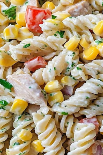 Tuna Pasta Salad with Sweet Corn Recipe