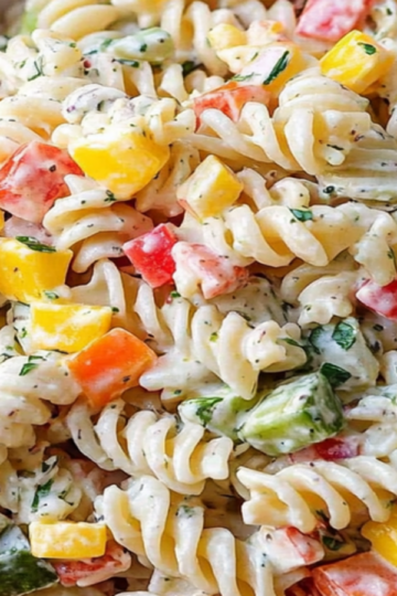 Refreshing Vegan Pasta Salad with Lemon Tahini Dressing