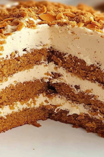 Vegan Pumpkin Spice Cake with Coconut Frosting