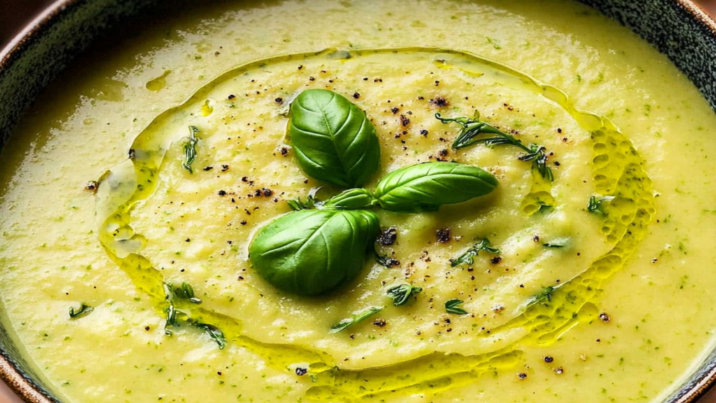 Creamy Zucchini and Basil Soup Recipe for Cozy Nights