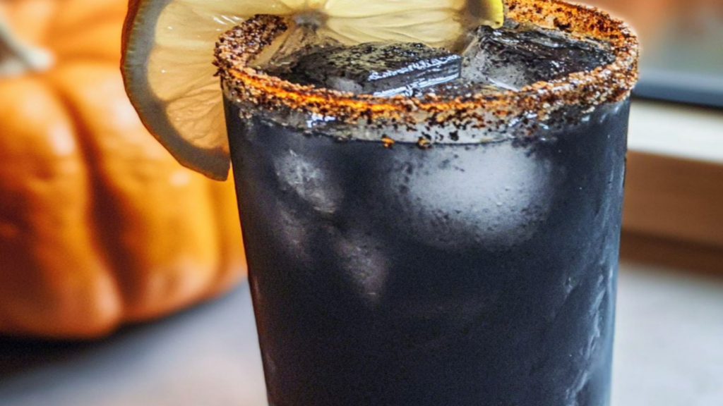 Spooky Activated Charcoal Halloween Lemonade Recipe
