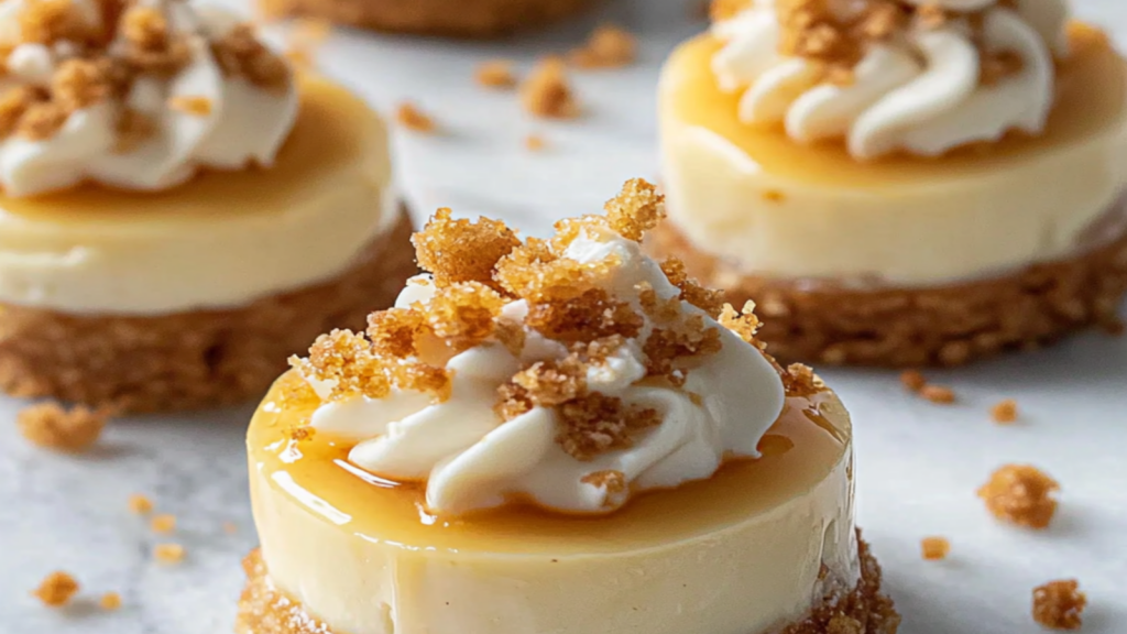 Apple Crisp Mini Cheesecakes Recipe
