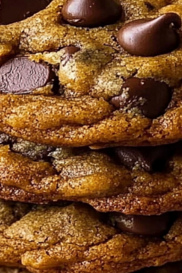 Brown Butter Pumpkin Chocolate Chip Cookies