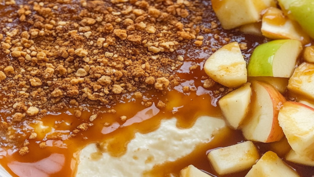 Indulgent Caramel Apple Cheesecake Dip Recipe Delight