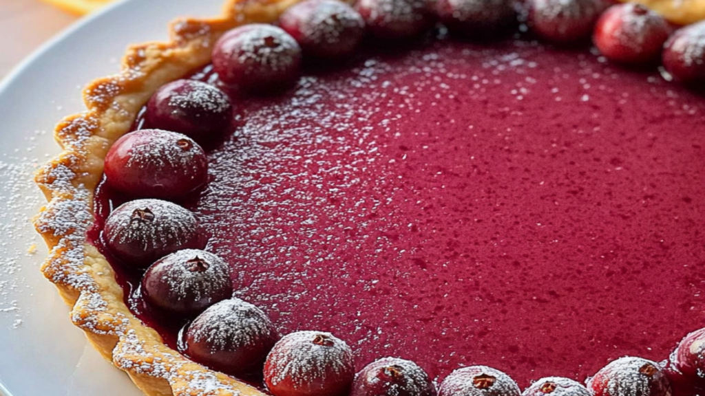 Cranberry-Orange Curd Tart Recipe Delight