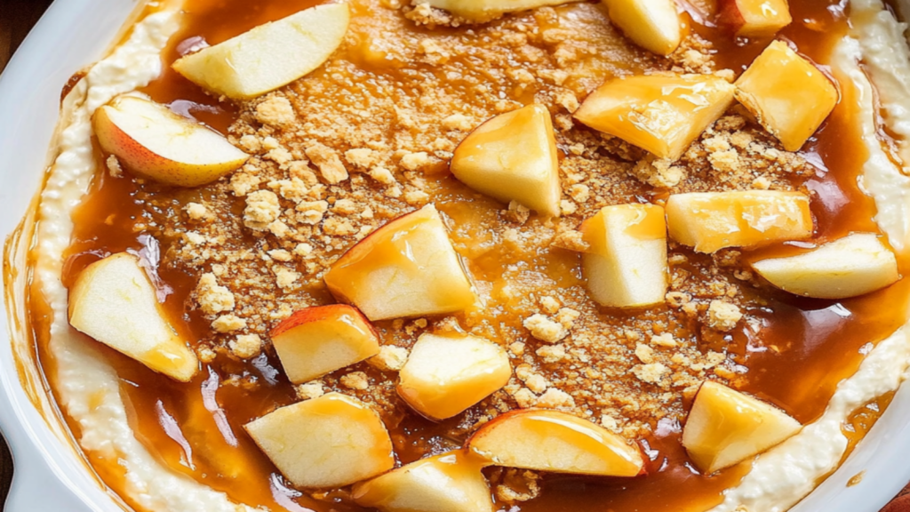 Indulge in Cream Cheese Caramel Apple Dip - Easy Dessert!