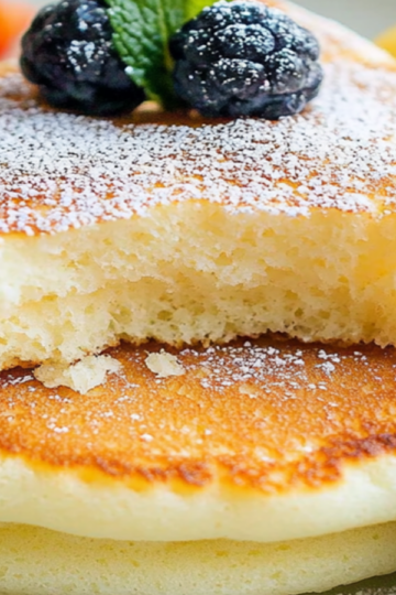 Irresistibly Fluffy Japanese Soufflé Pancakes Recipe
